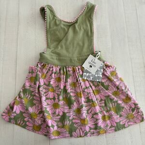 Kate Quinn Bamboo Pinafore Bon Bon Daisy Print 18-24 Months NWT cottage